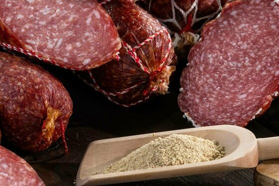 New raw sausage mixtures and starter cultures