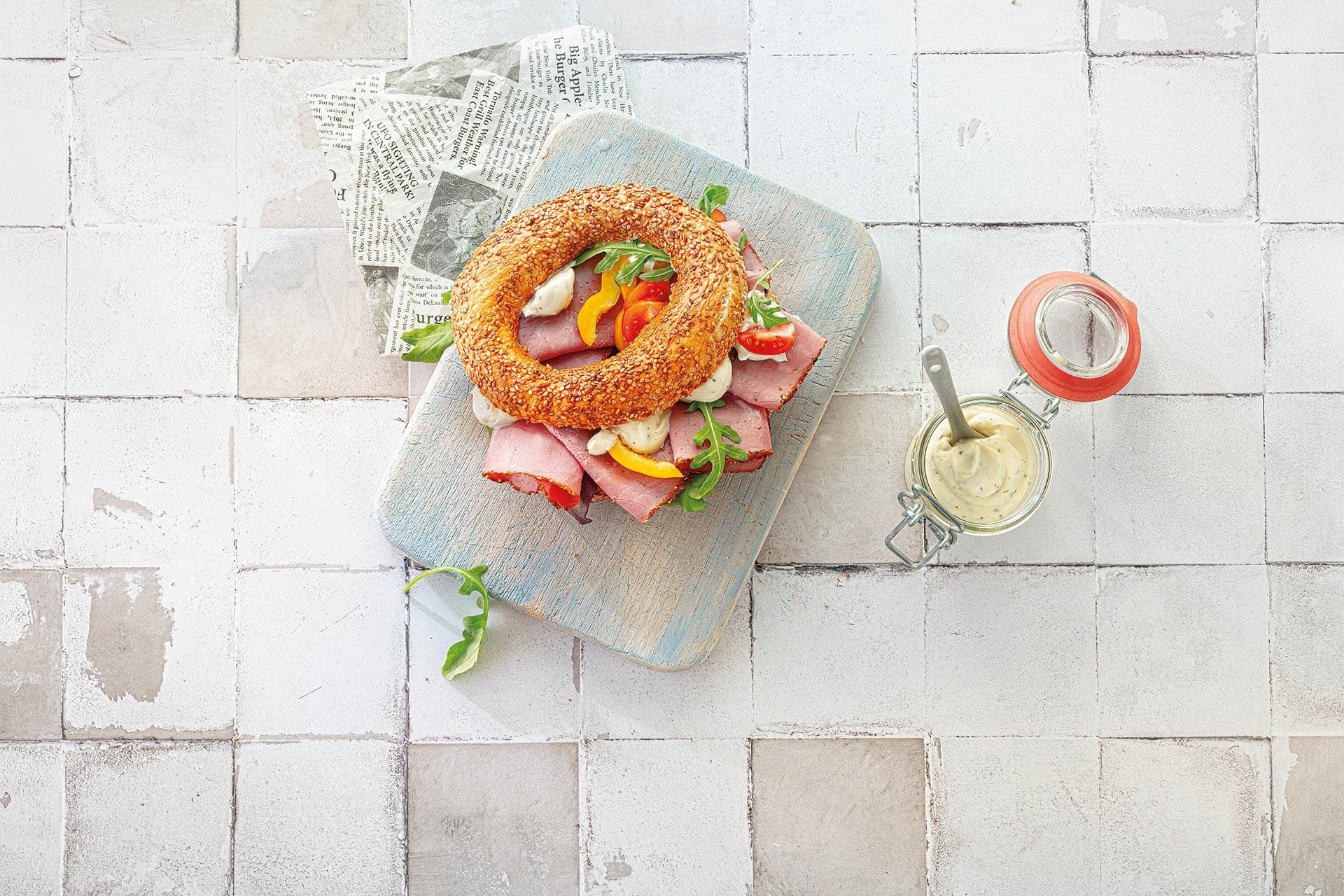 Remoulade Bagel