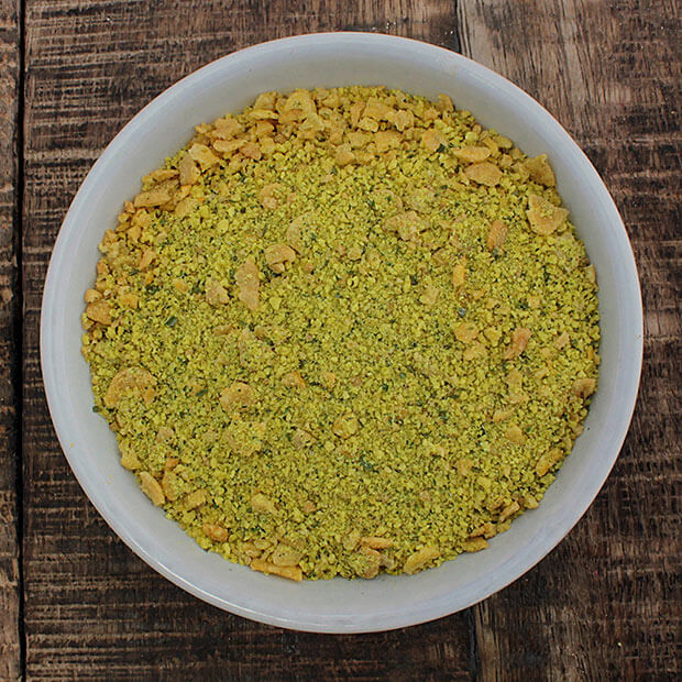 Panade mit Cornflakes und Kräutern